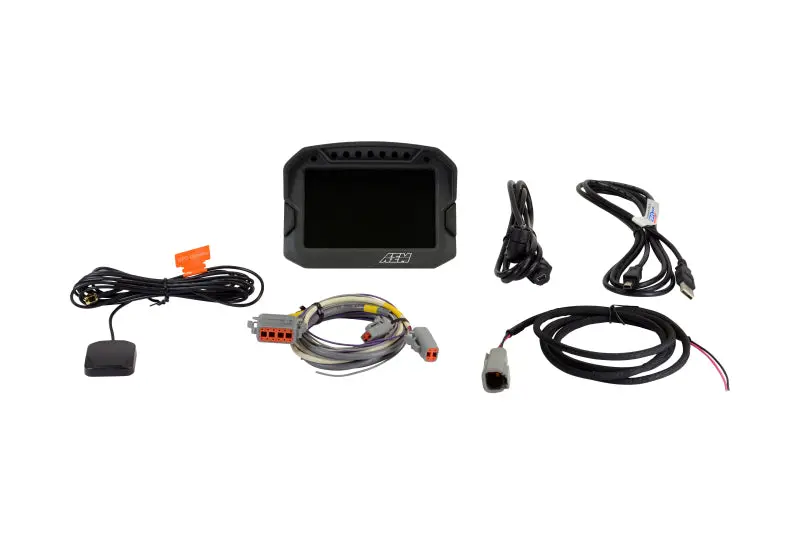 Aem Cd-5Lg Carbon Logging Digital Dash Display W/ Internal 10Hz Gps & Antenna 1