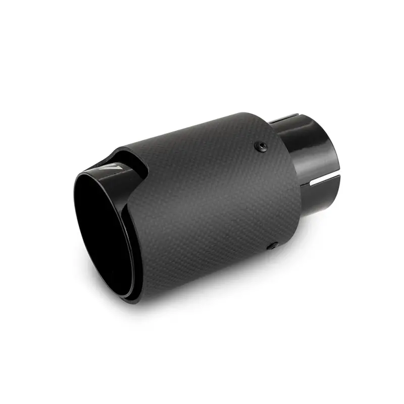 Aem Exhaust Tip Carbon 2.5In Inlet 3.5In Outlet M Black 1