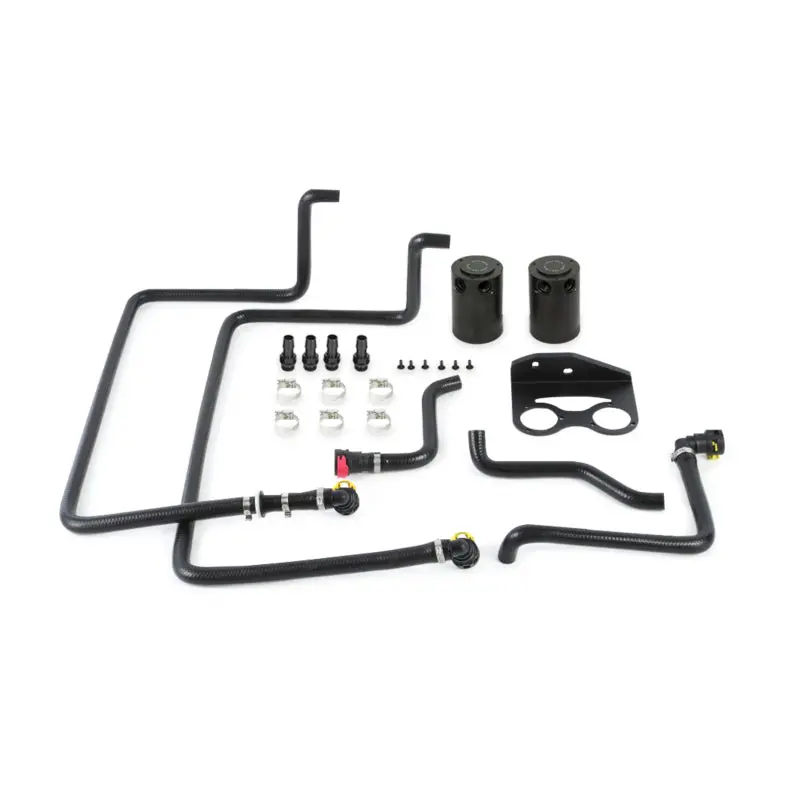Aem Oil Catch Can Kit Baffled Black 15-16 Ford F-150 3.5L 1
