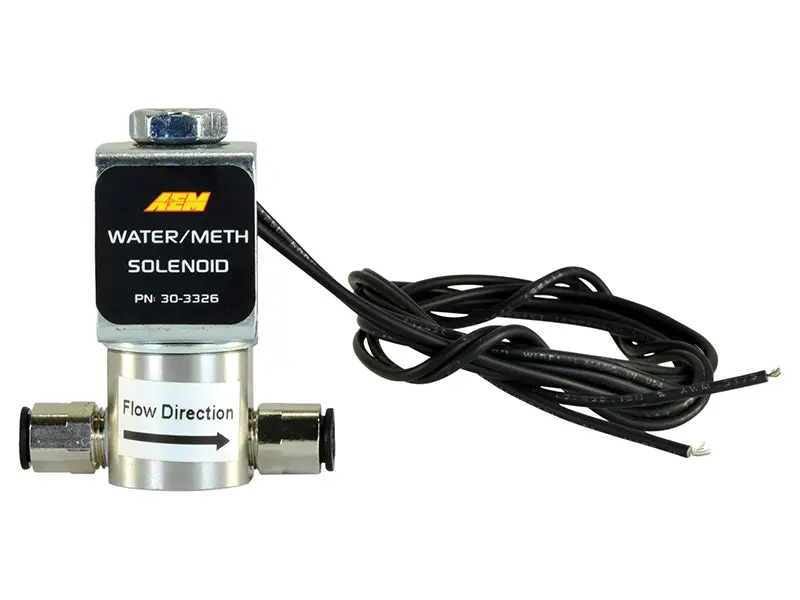 Aem Water Injection System – High-Flow Low-Current Wmi Solenoid – 200 Psi 1/8 In.–27Npt In/Out 1