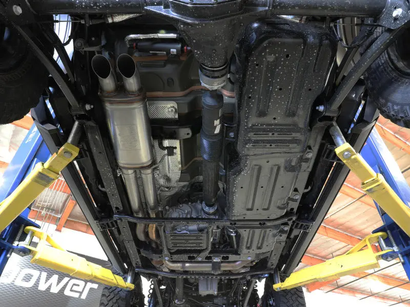 Afe 2021+ Jeep Wrangler Jl (392 V8-6.4L) Rock Basher 3In. Cat-Back Exhaust 2