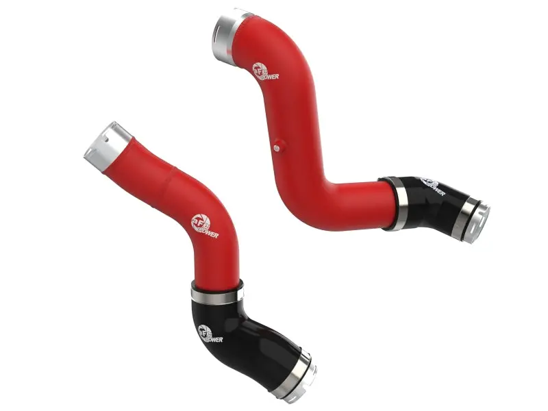 Afe 2023–2025 Gm Colorado/Canyon L4-2.7L (T) Bladerunner Aluminum Hot & Cold Charge Pipe Kit For Chevrolet Colorado/Gmc Canyon Lt/Trail Boss/Wt/Z71/Zr2/At4/At4x/Denali/Elevation – Red 1