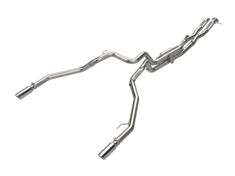 Afe 24-25 Ford Ranger Raptor Vulcan Series 3In 304 Ss Cat-Back Exhaust With Polished Tips 1