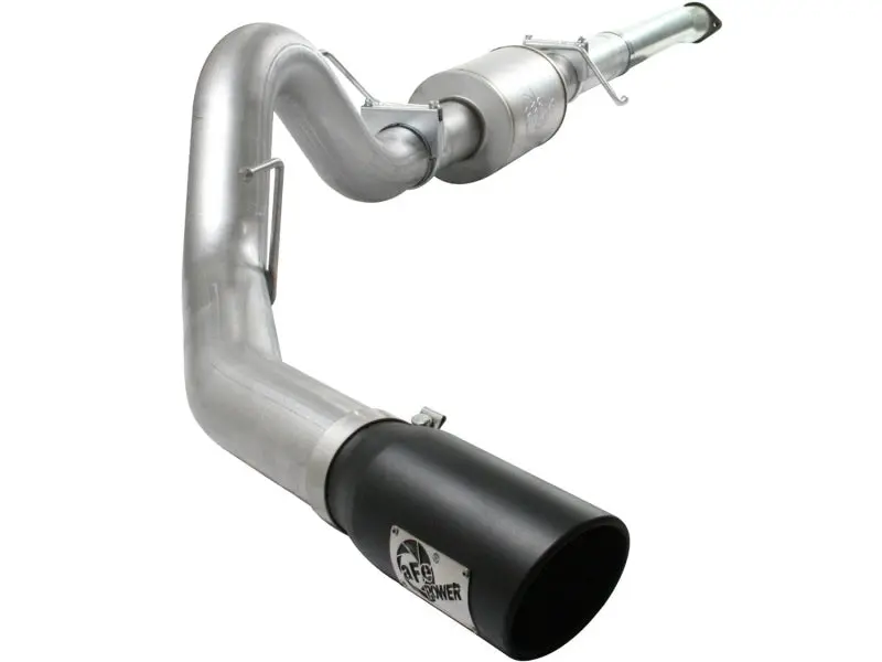 Afe Atlas 4In Aluminized Cat-Back Exhaust With 304 Ss Black Tip - Ford F-150 Ecoboost V6 3.5L (Tt) 1
