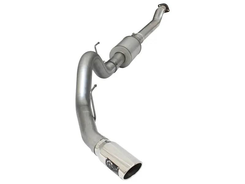 Afe Atlas Exhausts 4 In. Cat-Back Aluminized Steel Exhaust For 2015 Ford F-150 V6 3.5L Polished Tip (Tt) 1