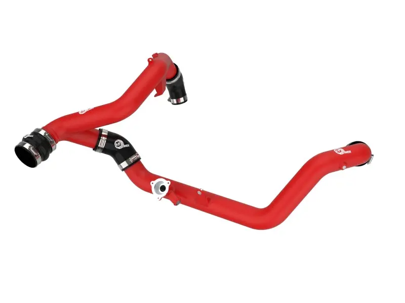 Afe Bladerunner 2-1/4 In Aluminum Hot Charge Pipe Black 20-23 Ford Explorer St Red 1