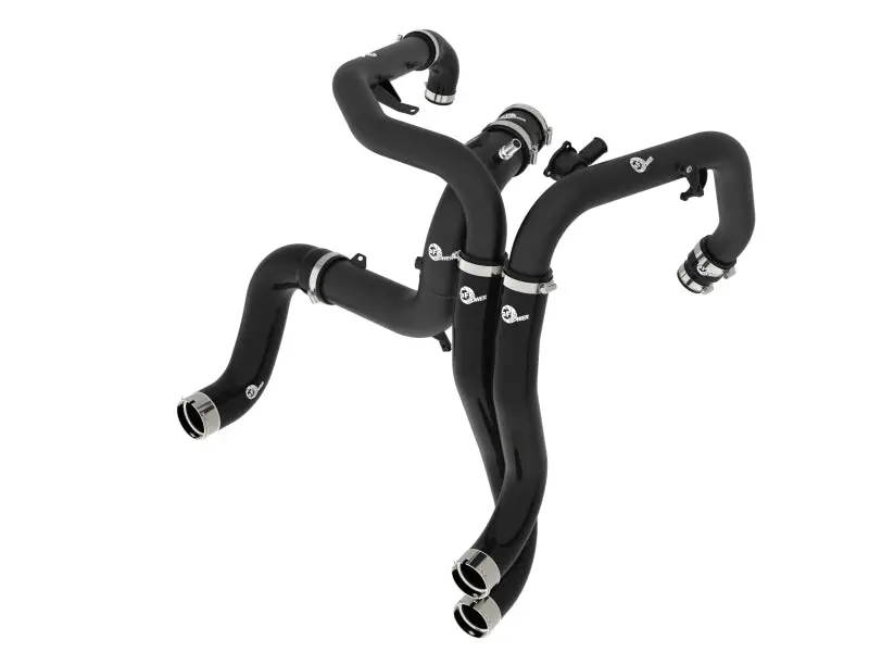 Afe Bladerunner Aluminum Hot And Cold Charge Pipe Kit - Black For Ford Bronco Raptor V6-3.0L '22-24 1