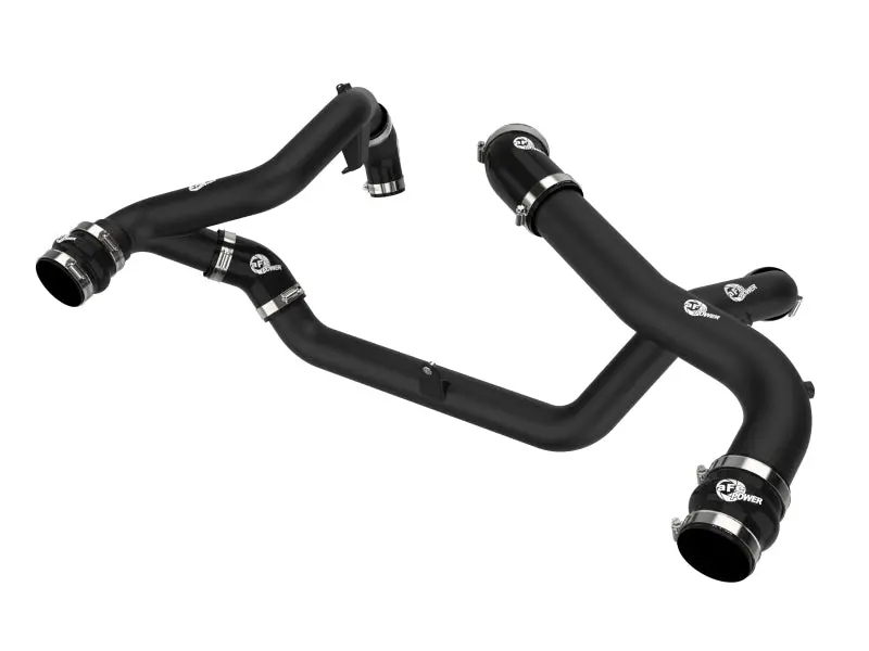 Afe Bladerunner Aluminum Hot And Cold Charge Pipe Kit For 22-23 Ford Explorer - Black 1