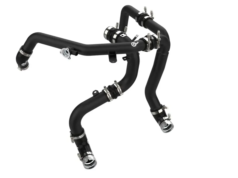 Afe Bladerunner Aluminum Hot & Cold Charge Pipe Kit - Black For 21-23 Ford Bronco V6-2.7Ltt 1