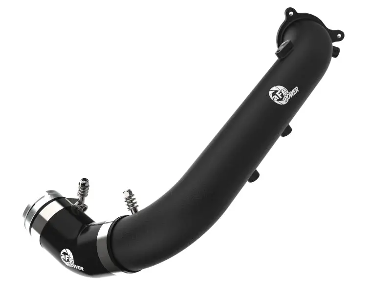 Afe Bladerunner Black 2.75 Inch Aluminum Charge Pipe With Silicone Couplings 2021 Toyota Supra Gr A90 I4 2.0L Turbo B48 1
