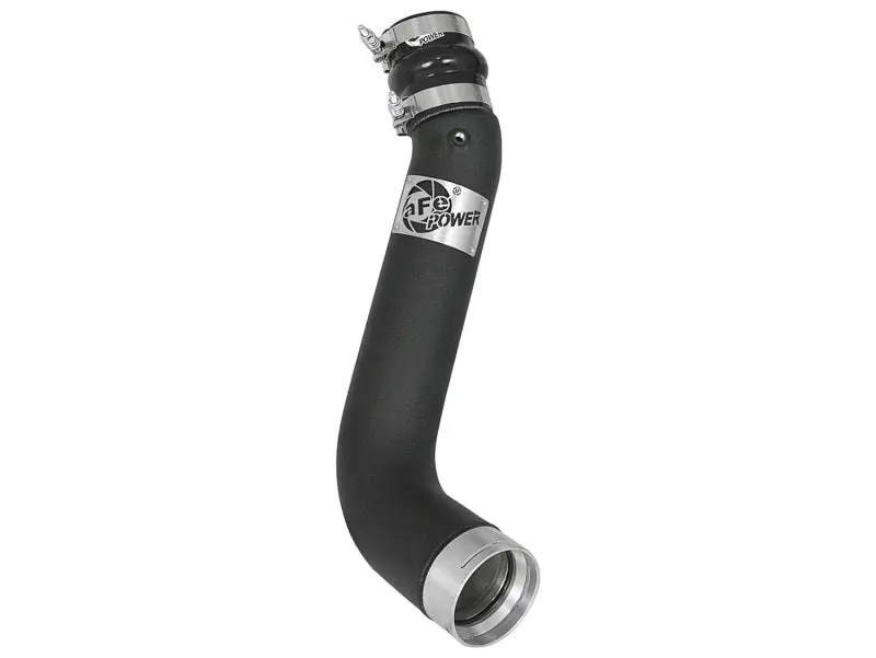Afe Bladerunner Intercooler Tube Cold Side 3 Inch Black Tig Welded Aluminum 2017 18 Gm Diesel Trucks V8 66L L5p 1