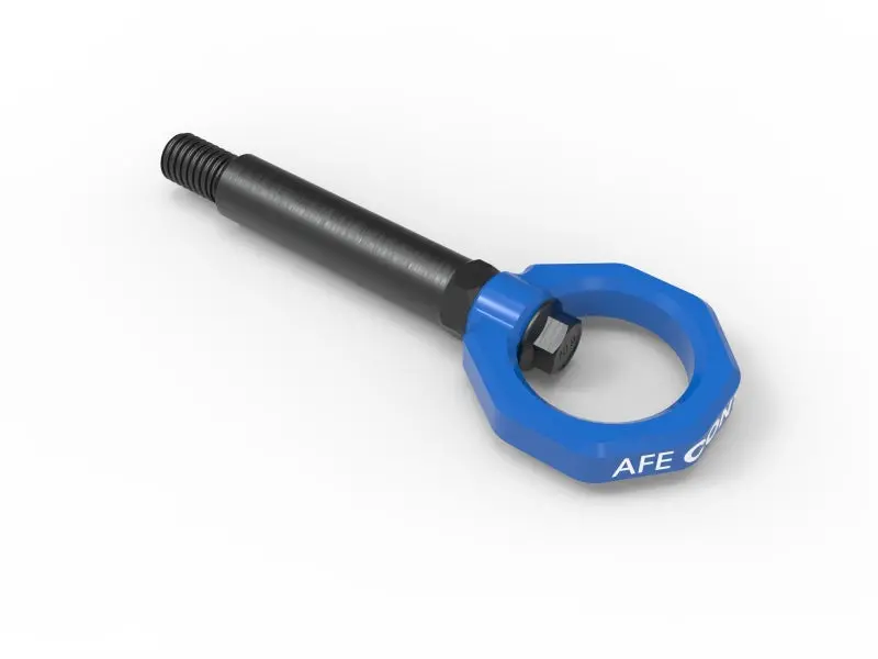 Afe Control Rear Tow Hook Blue For Bmw F-Chassis 2/3/4/M 1