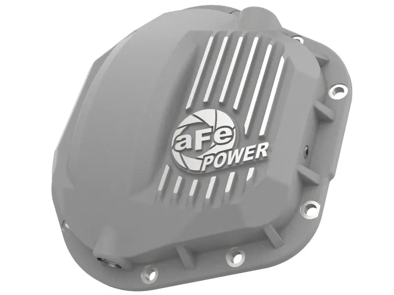 Afe Dana 60 Front Differential Cover Raw With Machined Fins 17-20 Ford Trucks 1