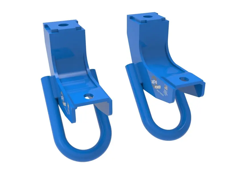 Afe Front Tow Hook Blue For Toyota Tundra 2022 V6-3.5L (Tt) 1