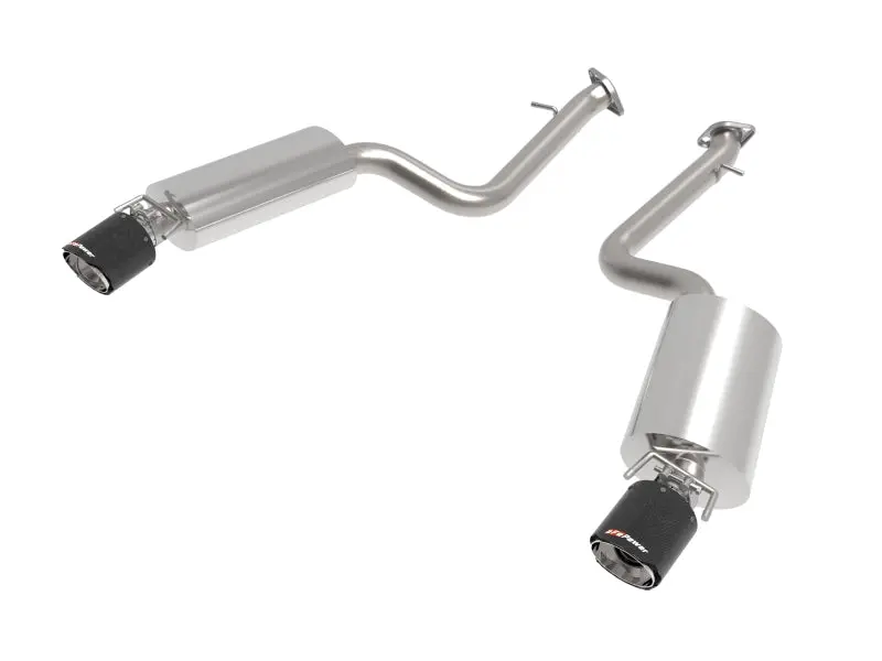 Afe Lexus Is350 14-22 V6-3.5L Takeda Axle-Back Exhaust System Carbon Fiber Tip 1