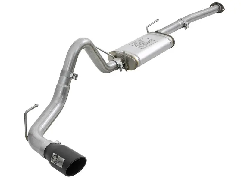 Afe Mach Force-Xp 2-1/2In 304 Ss Cat-Back Exhaust With Black Tips For 2016+ Toyota Tacoma L4-2.7L / V6-3.5L 1
