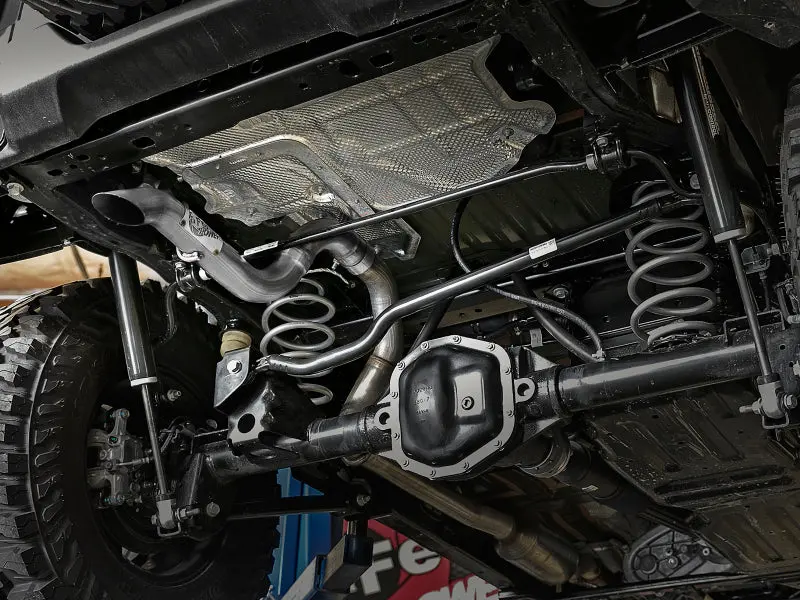 Afe Mach Force-Xp Hi-Tuck Axle-Back Exhaust System 2.5" 18-20 Jeep Wrangler L4-2.0T/V6-3.6L 2