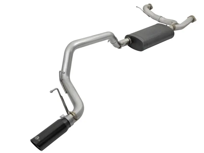 Afe Machforce Xp 3In 304 Ss Cat-Back Exhausts With Black Tips For 10-17 Nissan Patrol (Y62) V8-5.6L 1