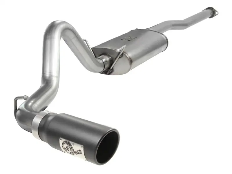 Afe Machforce Xp Exhaust Cat-Back Stainless Steel 409 Toyota Tacoma 05-13 V6 4.0L Black Tip 1