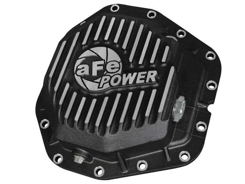 Afe Power Rear Diff Cover Black With Machined Fins For 17 Ford F-350/F-450 6.7L (Td) Dana M300-14 (Dually) 1