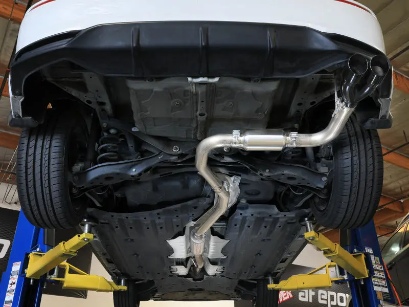 Afe Power Takeda 2.5 In. 304 Ss Cat-Back Exhaust For 2022–2025 Honda Civic L4-2.0L With Black Tips 2