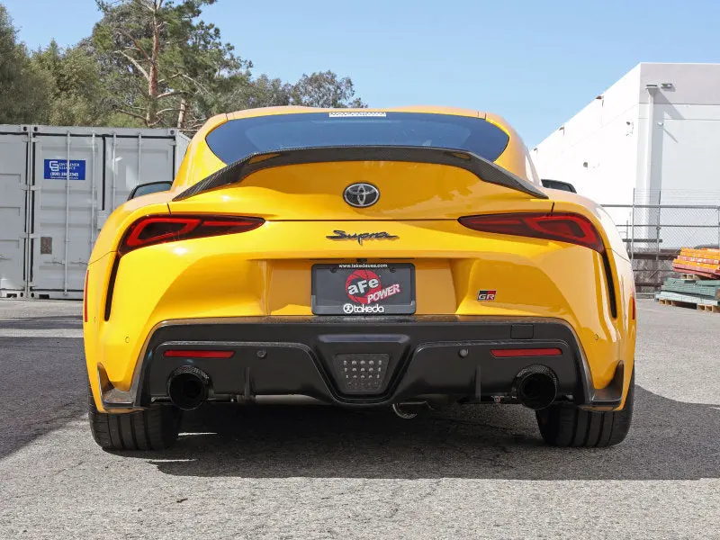 Afe Power Takeda 2021 Toyota Supra 2.0L (T) 2.5-3Inch Ss Cb Exhaust W/ Blacktips 2