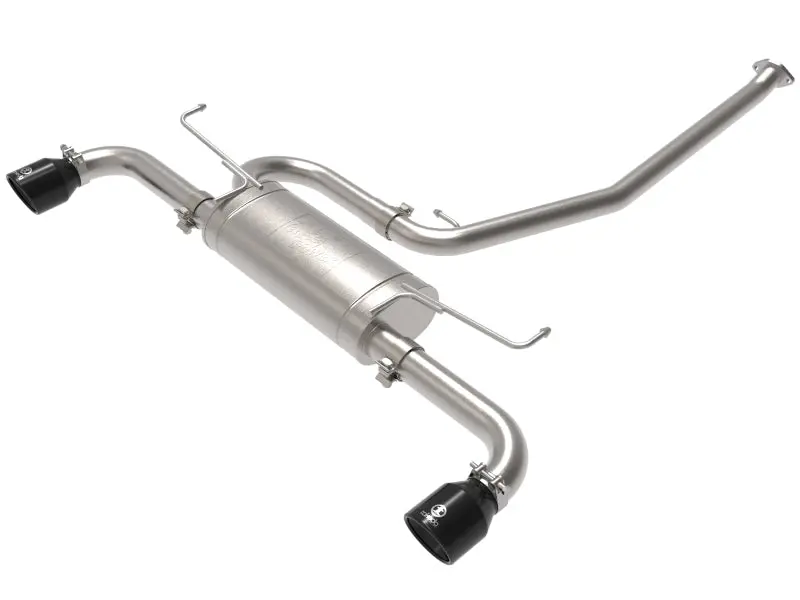 Afe Power Takeda 304 Stainless Steel Cat-Back Exhaust With Black Tips For 19-21 Toyota Rav4 L4 25L 1