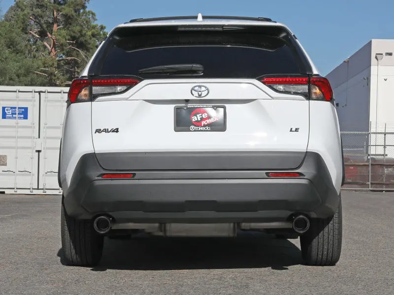Afe Power Takeda 304 Stainless Steel Cat-Back Exhaust With Black Tips For 19-21 Toyota Rav4 L4 25L 2