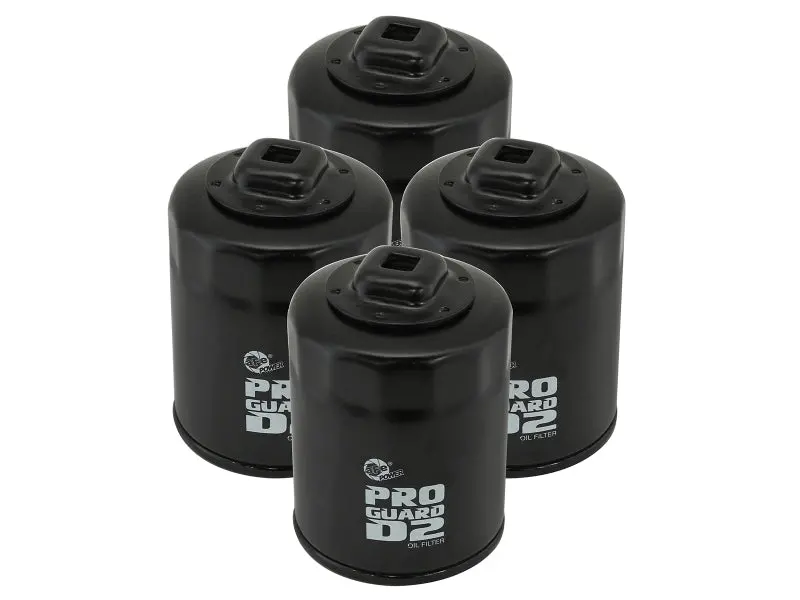 Afe Pro Guard D2 Oil Filter - Increased Flow Efficiency - 4 Pack - 99-14 Nissan Trucks / 01-15 Honda Cars 1