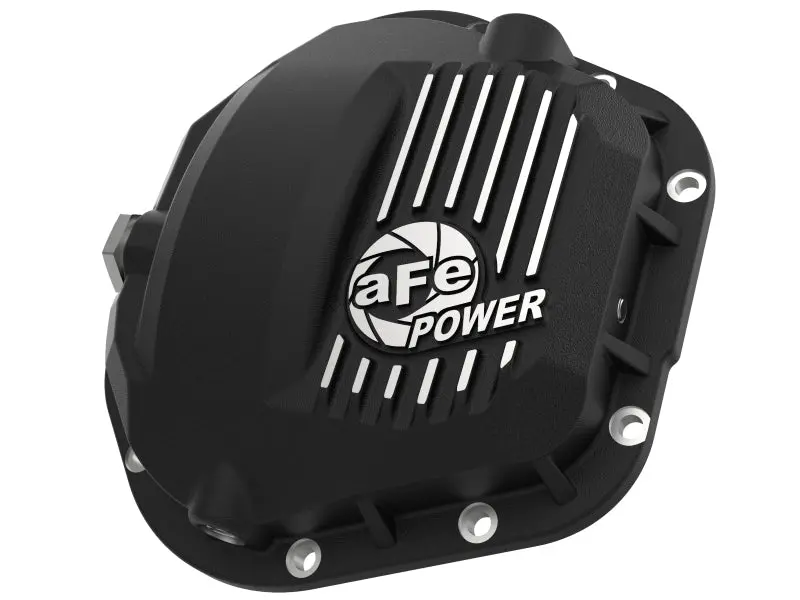 Afe Pro Series Dana 60 Front Differential Cover Black With Machined Fins For 17-20 Ford Trucks (Dana 60) 1