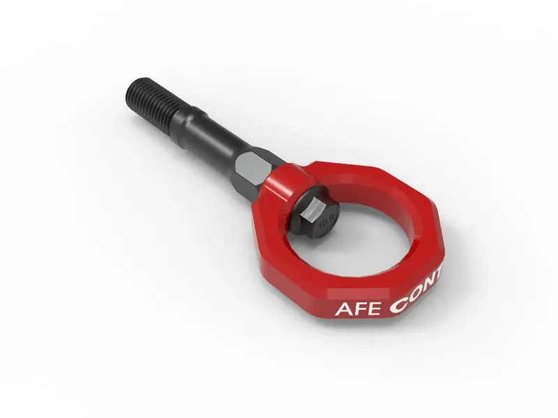 Afe Rear Tow Hook - Red For Chevrolet C8 Corvette 20-24 1