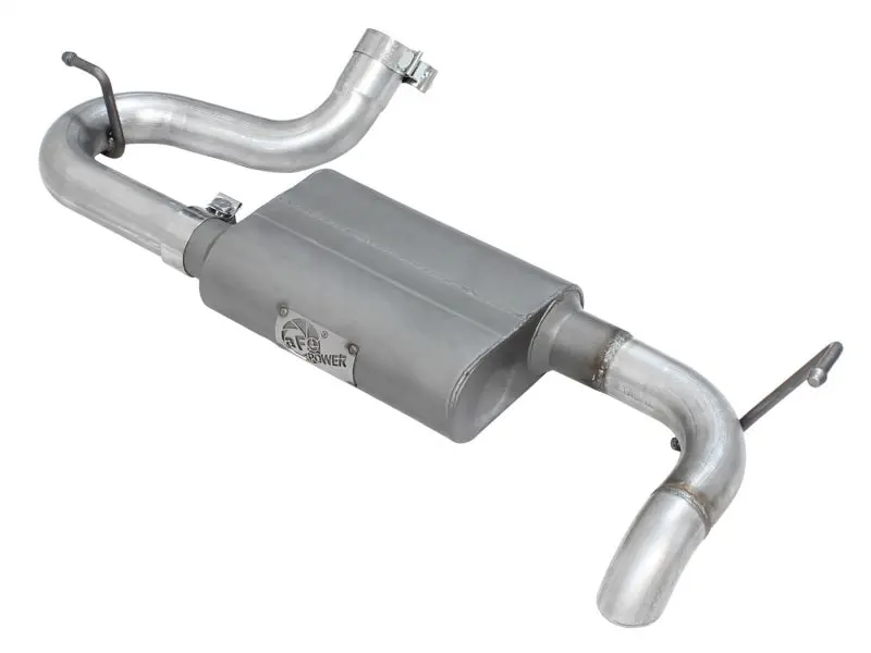 Afe Scorpion Exhaust System Axle Back Aluminized Hi-Tuck For Jeep Wrangler Jk V6 3.6/3.8L 1