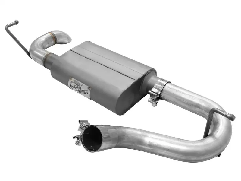 Afe Scorpion Exhaust System Axle Back Aluminized Hi-Tuck For Jeep Wrangler Jk V6 3.6/3.8L 2