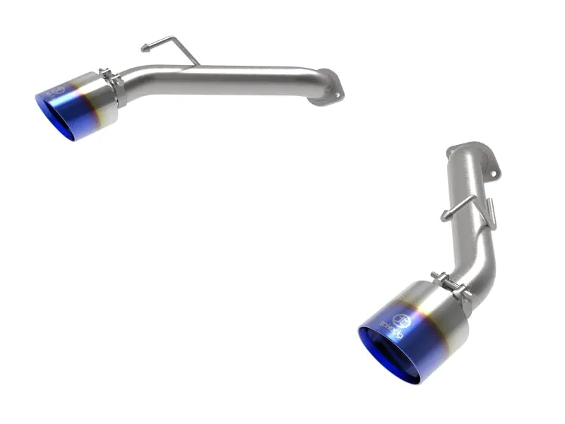 Afe Stainless Steel Axle-Back Exhaust System For 2023-2025 Nissan Z V6-3.0L With Blue Flame Tip 1