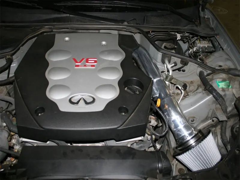 Afe Takeda Intakes Stage-2 Pro Dry S Air Intake System Nissan 350Z 03-06: Infiniti G35 03.5-06 V6-3.5L (Black) 2