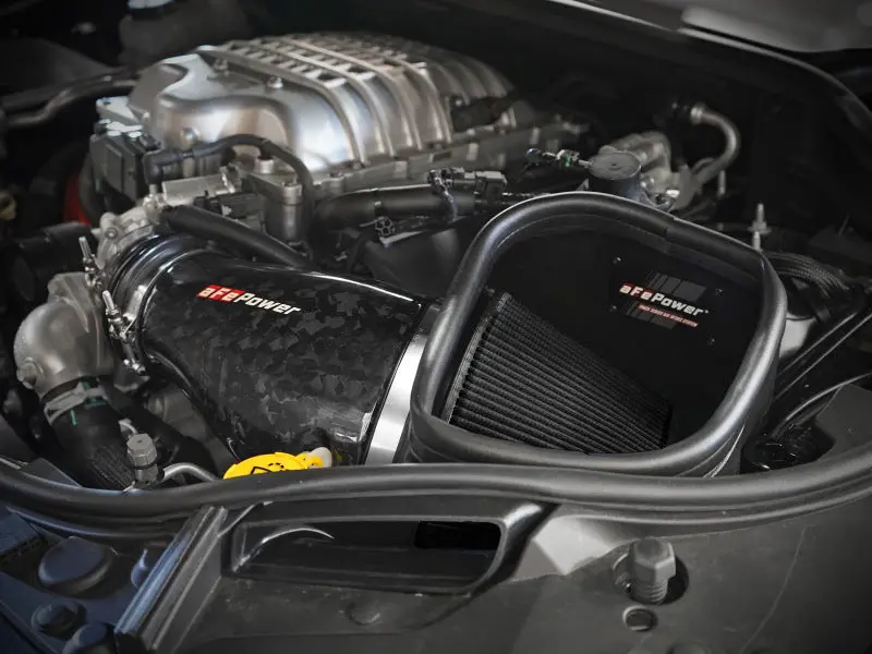Afe Track Series Carbon Fiber Cold Air Intake System For 2021 Dodge Durango Srt Hellcat 2
