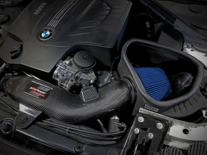 Afe Track Series Carbon Fiber Intake With Pro 5R Filter For Bmw M2 (F87) L6-3.0L (T) N55 2