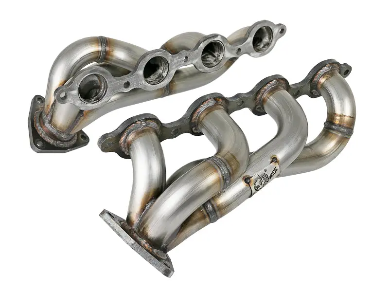Afe Twisted Steel 1-3/4In 304Ss Shorty Headers For 2019 Gm Silverado/Sierra 1500 V8 5.3L/6.2L 1