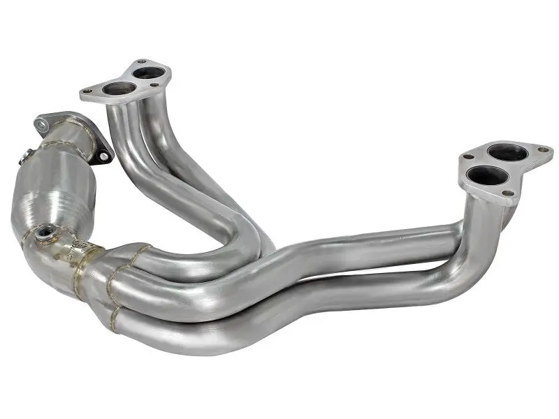 Afe Twisted Steel 304 Stainless Steel Long Tube Header With Cat For Toyota 86 Frs Brz 12-17 1
