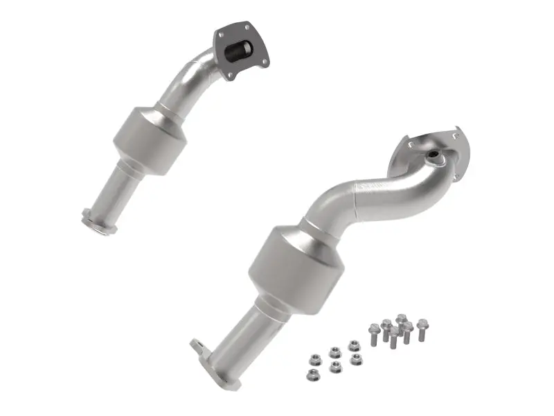 Afe Twisted Steel Down Pipe 409Ss With Cat For 2016–2017 Toyota Tacoma V6 3.5L 1