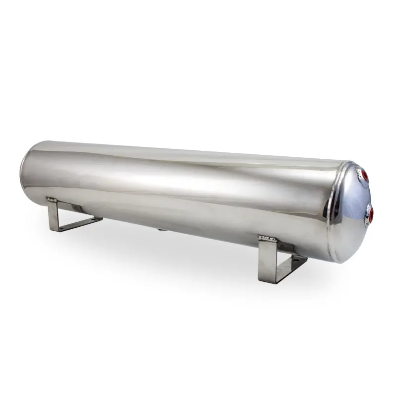 Air Lift 4 Gal Aluminum Tank With Various Port Sizes - Polished 1