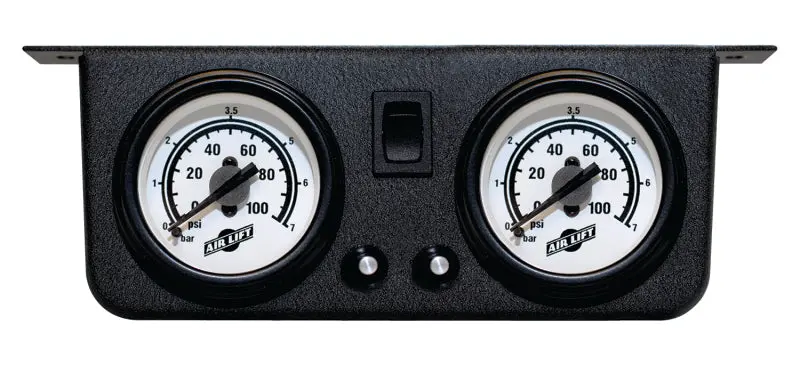 Air Lift Dual Gauge Panel For 25812 Dual Air Management Kit 1