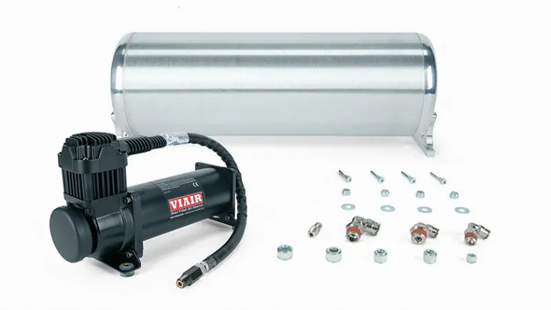 Air Lift Performance 18-Inch Flo Tank With Viair 444C Black Compressor For Air Management System 1