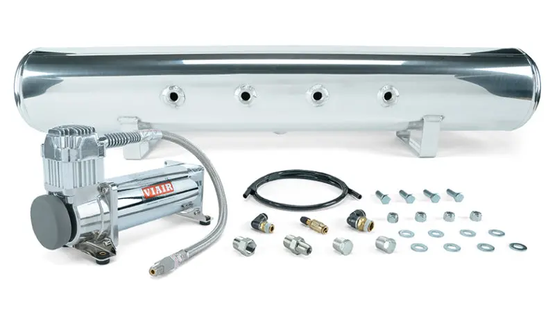 Air Lift Performance 5 Gal Polished Tank & Viair 444C Comp For Air Management Systems 1