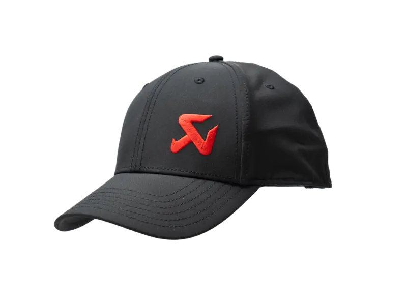 Akrapovic Baseball Cap Logo Black Logo Black Cap Logo 2
