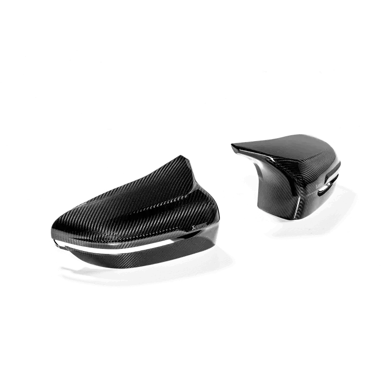 Akrapovic Carbon Fiber Mirror Cap Set - High Gloss For 2018+ Bmw M5 (F90) / 2020 Bmw M8 (F91/F92) 1