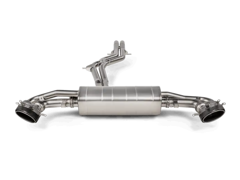 Akrapovic Evolution Line Cat Back Exhaust Titanium W/Carbon Fiber/Titanium Tips For Audi Rs Q8 (2020+) 1
