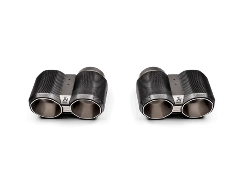 Akrapovic Octagonal Carbon Design Tail Pipe Set For 2021+ Bmw G87 M2, G80 M3 & G82 M4 1