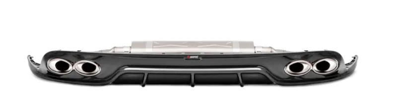 Akrapovic Rear Carbon Fiber Diffuser - High Gloss For 16-17 Porsche 911 Turbo/Turbo S (991.2) 1