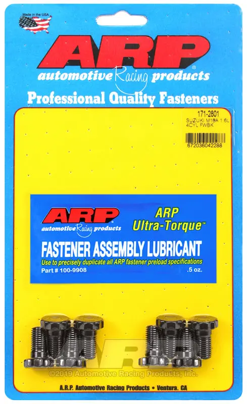 Arp 1.6L M16a Flywheel Bolt Kit For Suzuki 4-Cyl 1
